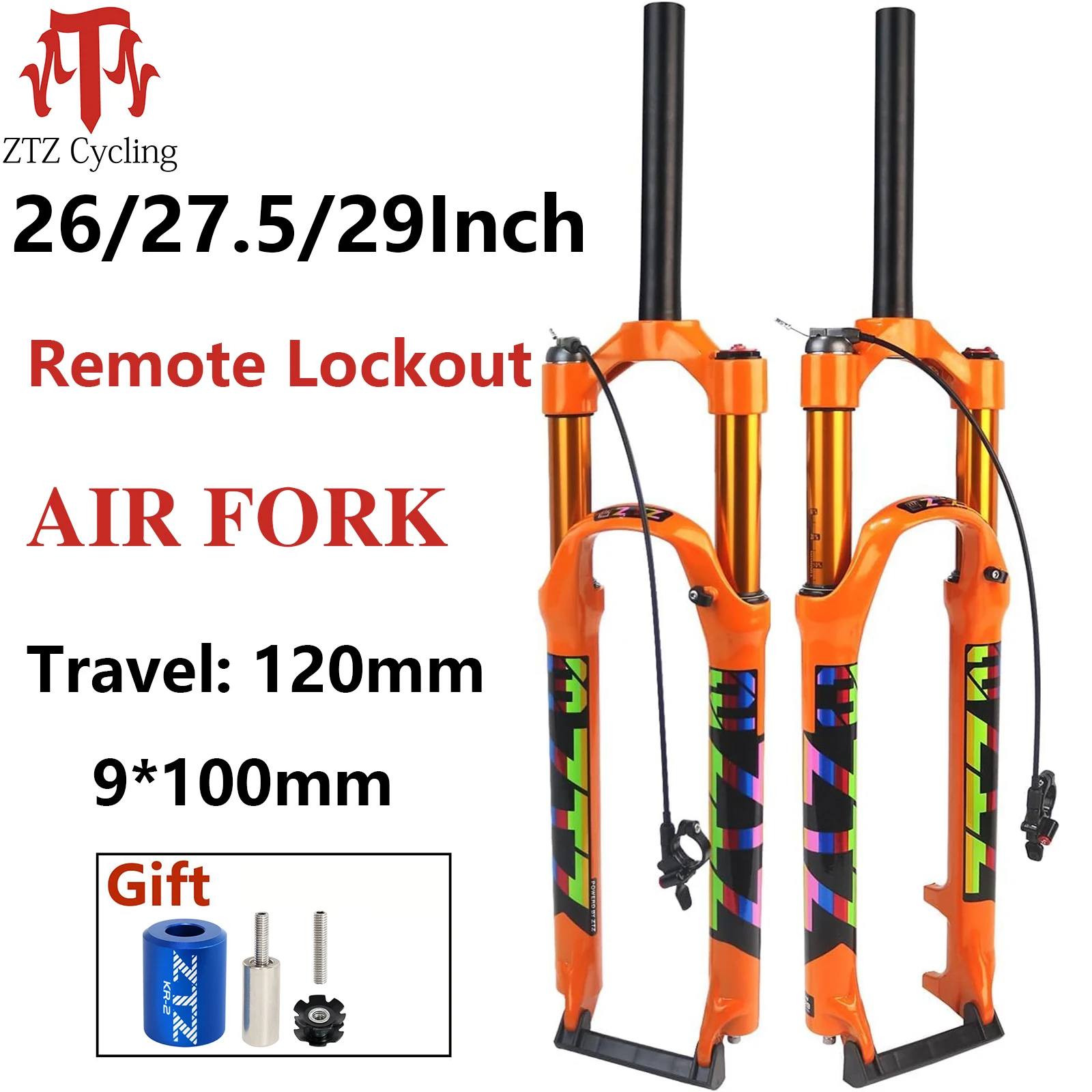 ZTZ Cycling Mountain Front Fork Air Pressure Shock Absorber Fork Bicycle Accessories Magnesium Alloy 26Travel Magn/27.5/29
ZTZ Cycling Mountain Front Fork Air Pressure Shock Absorber Fork Bicycle Accessories Magnesium Alloy 26Travel Magn/27.5/29