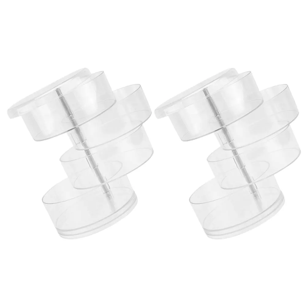 2pcs Multi-Tier Rotating Makeup Organizer Clear Storage Box For Vanity Desktop Skin Care Turntable Holder
2pcs Multi-Tier Rotating Makeup Organizer Clear Storage Box For Vanity Desktop Skin Care Turntable Holder