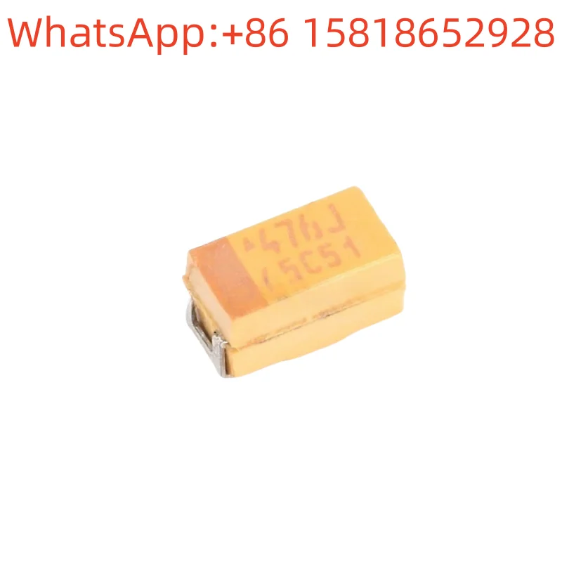 20 pieces of TAJA476K006RNJ 1206 original genuine SMD tantalum capacitors 3216A 6.3V 47UF ±10%
20 pieces of TAJA476K006RNJ 1206 original genuine SMD tantalum capacitors 3216A 6.3V 47UF ±10%