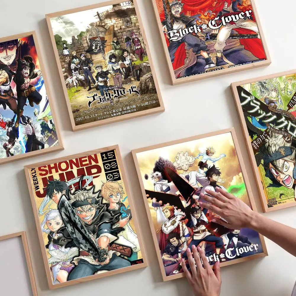 Anime Black Clover Anime Posters Sticky Waterproof Paper Sticker Coffee House Bar Kawaii Room Decor
Anime Black Clover Anime Posters Sticky Waterproof Paper Sticker Coffee House Bar Kawaii Room Decor