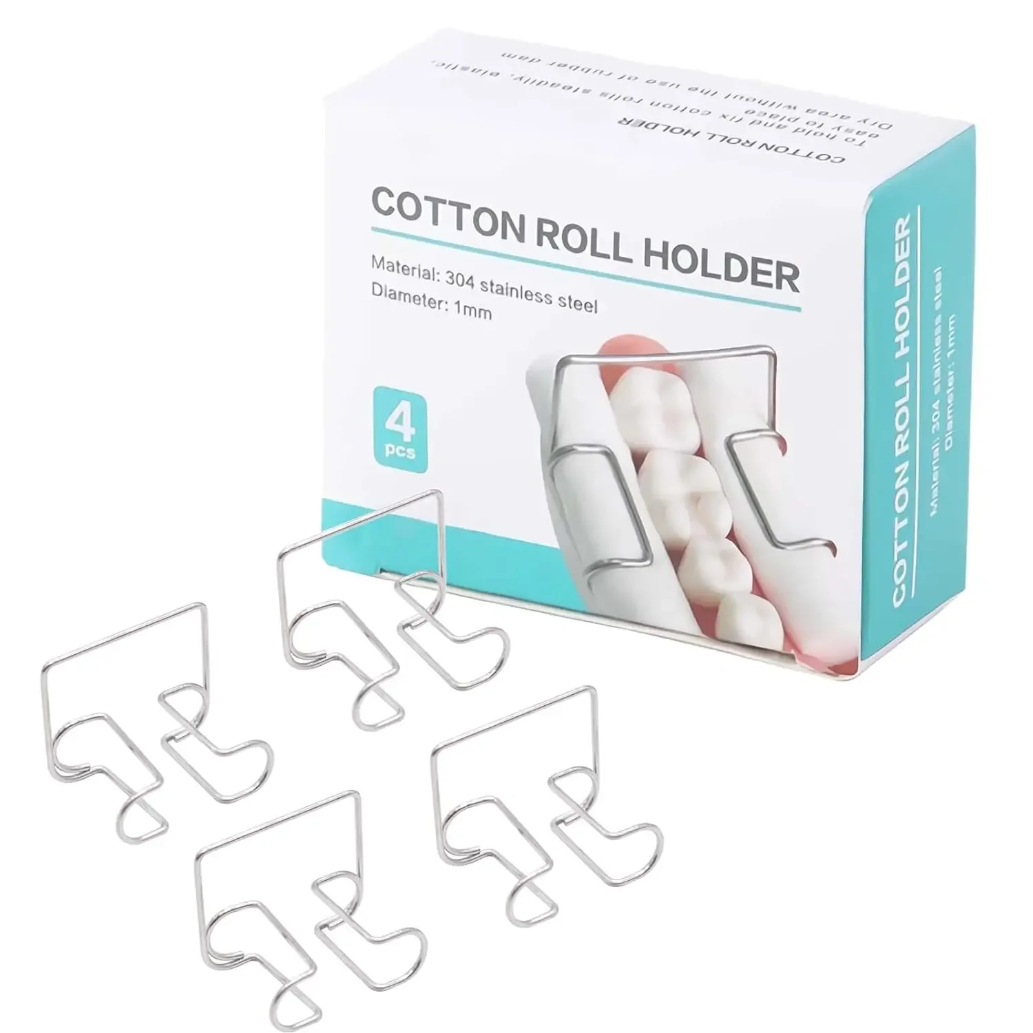 Dental Cotton Roll Holder Stainless Steel Surgical Isolating Teeth Clip Holders Oral
Dental Cotton Roll Holder Stainless Steel Surgical Isolating Teeth Clip Holders Oral