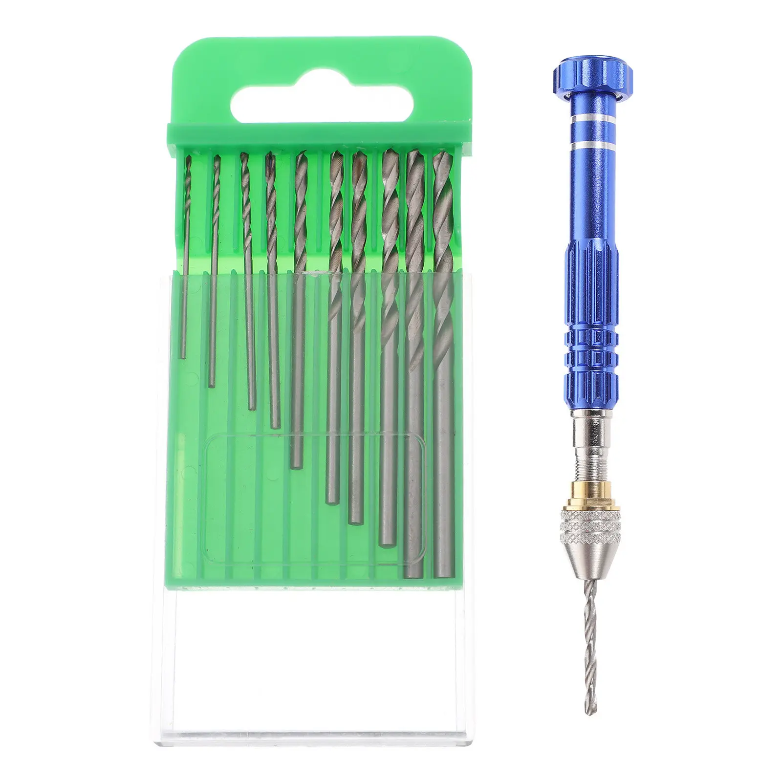 1Set Professional Pin Vise Hand Drill Kit for Jewelry Watch Repair Small Drill Bits Set in Wood Plastic Softer Metals
1Set Professional Pin Vise Hand Drill Kit for Jewelry Watch Repair Small Drill Bits Set in Wood Plastic Softer Metals