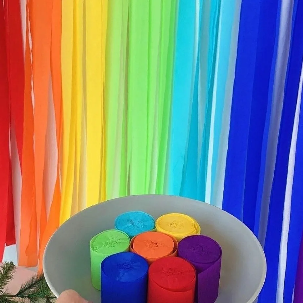 Colorful Crepe Paper Streamers Flower Paper Rolls Pastel Rainbow Paper Garland Decor 6 Rolls Set Unicorn Theme
Colorful Crepe Paper Streamers Flower Paper Rolls Pastel Rainbow Paper Garland Decor 6 Rolls Set Unicorn Theme