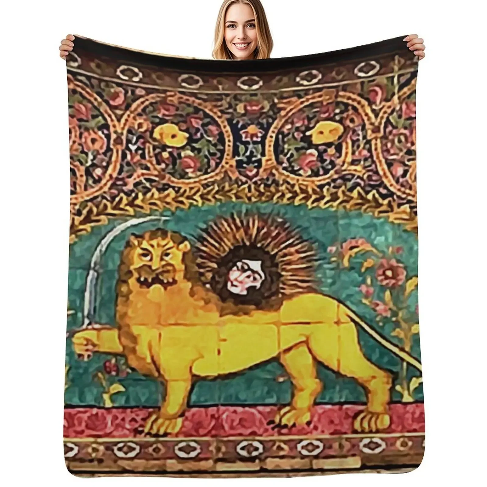 Shir o Khorshid Golestan Palace Tehran Iran Throw Blanket Shaggy Furry Soft Blanket for Bedroom Living Room
Shir o Khorshid Golestan Palace Tehran Iran Throw Blanket Shaggy Furry Soft Blanket for Bedroom Living Room