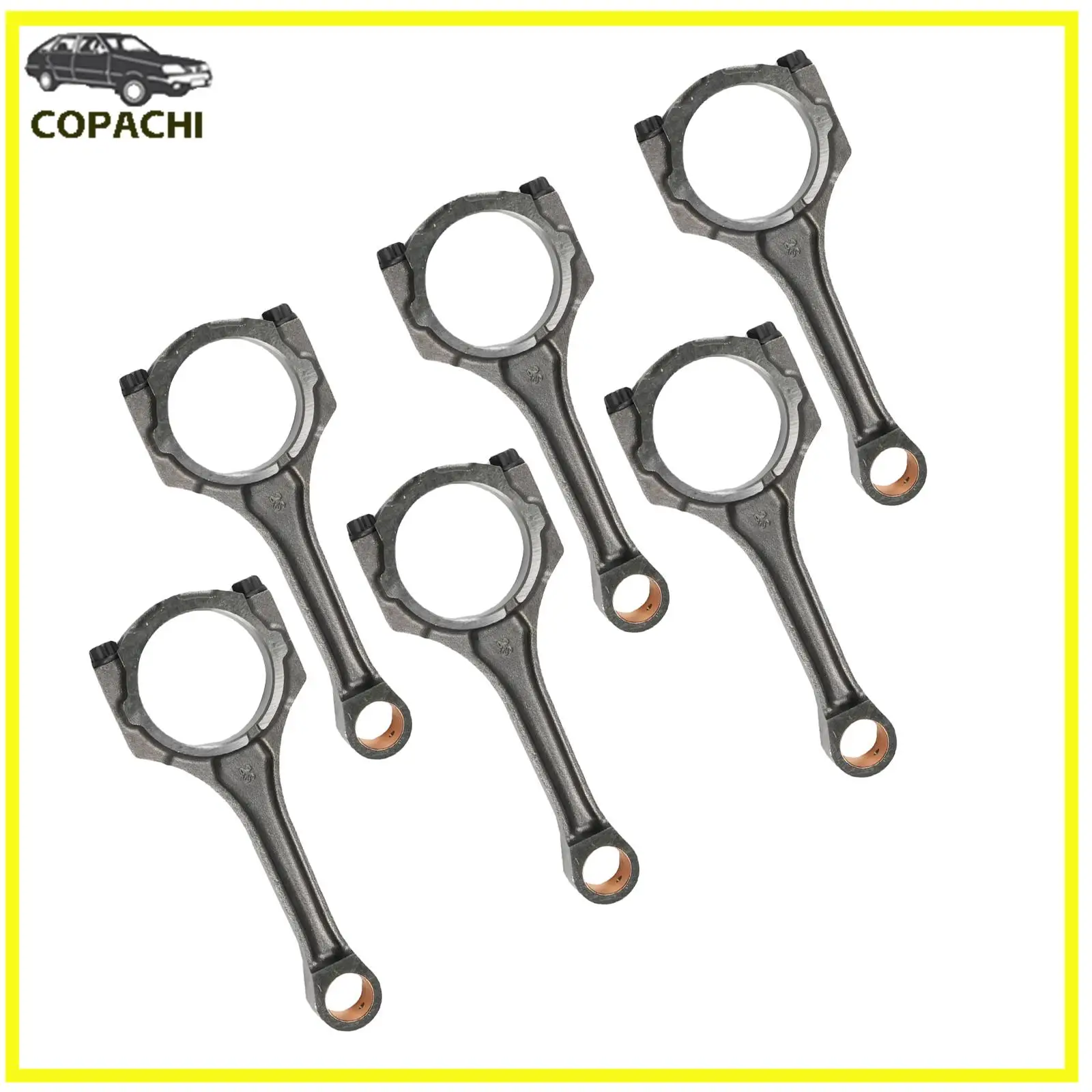 6Pcs 1GRFE Engine Car Connecting Rods 13201-39126 for 2003-2009 Toyota 4Runner FJ Cruiser Tacoma Tundra 4.0L Auto Parts
6Pcs 1GRFE Engine Car Connecting Rods 13201-39126 for 2003-2009 Toyota 4Runner FJ Cruiser Tacoma Tundra 4.0L Auto Parts