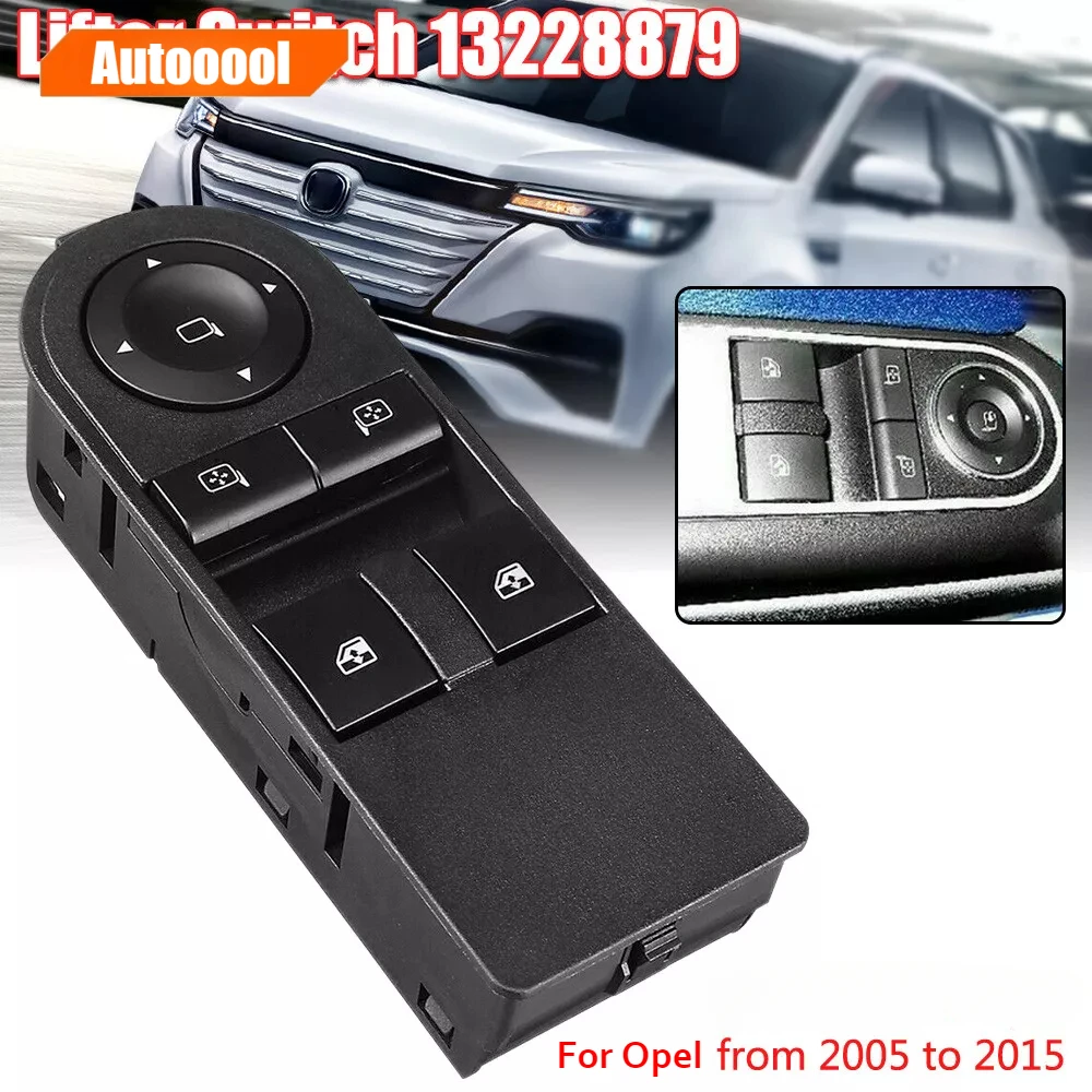 Window Control Switch Button For Opel Astra H 2005-2010 For Opel Zafira B 2005-2015 13228706 13183679 13228879
Window Control Switch Button For Opel Astra H 2005-2010 For Opel Zafira B 2005-2015 13228706 13183679 13228879