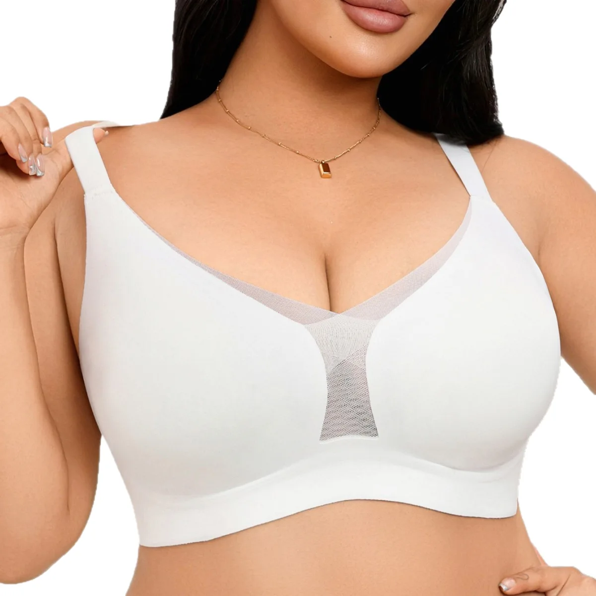 Plus Size Wire Free Soft Push-Up Bra for Women Anti-Sagging Side-Boob Coverage Seamless Breathable Minimizing XL2XL 3XL 4XL
Plus Size Wire Free Soft Push-Up Bra for Women Anti-Sagging Side-Boob Coverage Seamless Breathable Minimizing XL2XL 3XL 4XL