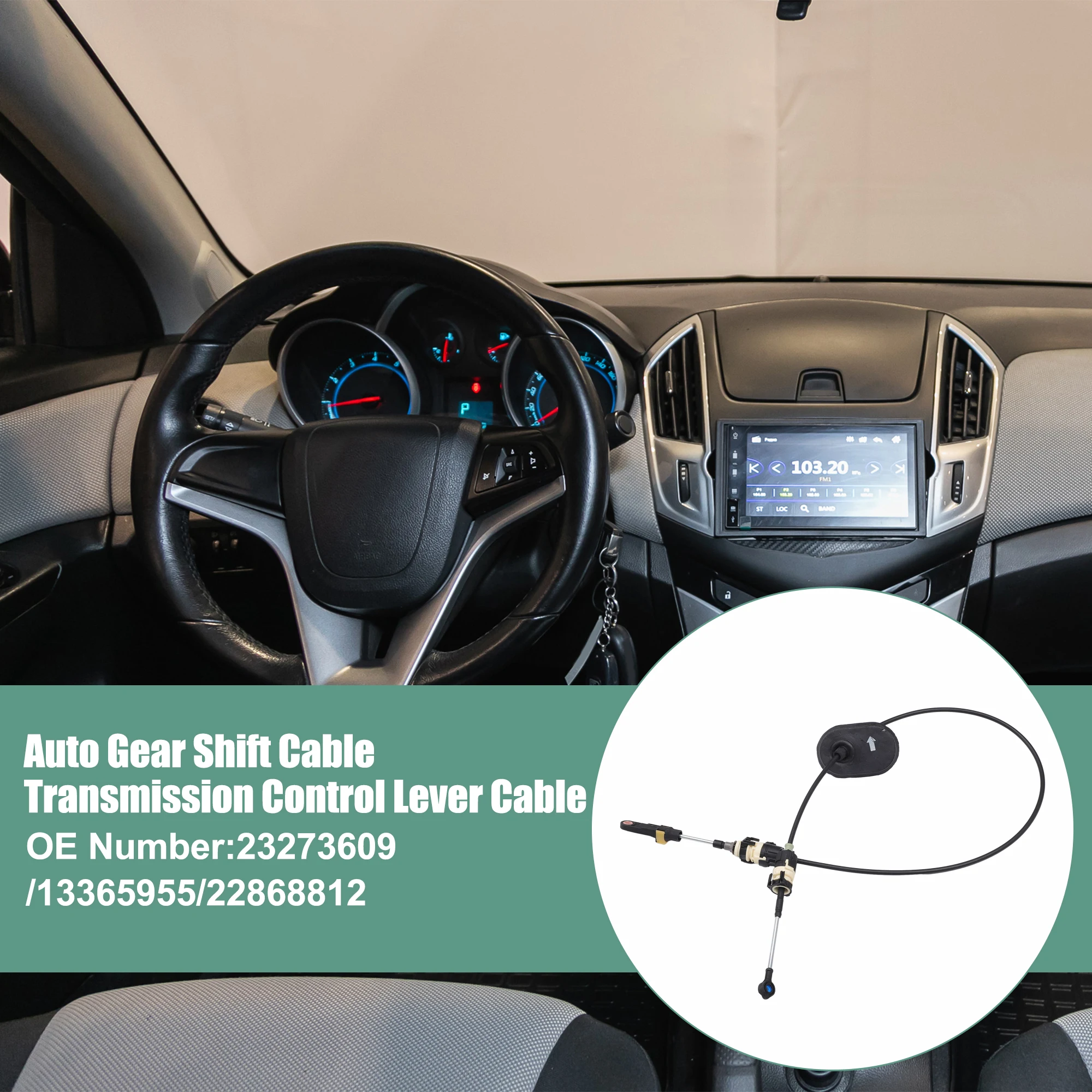 UXCELL Auto Transmission Control Lever Cable for Chevrolet Cruze 2011-2016 for Buick
UXCELL Auto Transmission Control Lever Cable for Chevrolet Cruze 2011-2016 for Buick