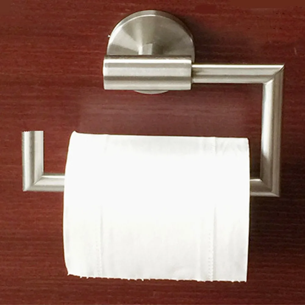 Stainless Steel Toilet Paper Holder Wall-Mounted Silver Toilet Paper Rack Space-Saving Stable Tissue Holder Bathroom Storage
Stainless Steel Toilet Paper Holder Wall-Mounted Silver Toilet Paper Rack Space-Saving Stable Tissue Holder Bathroom Storage