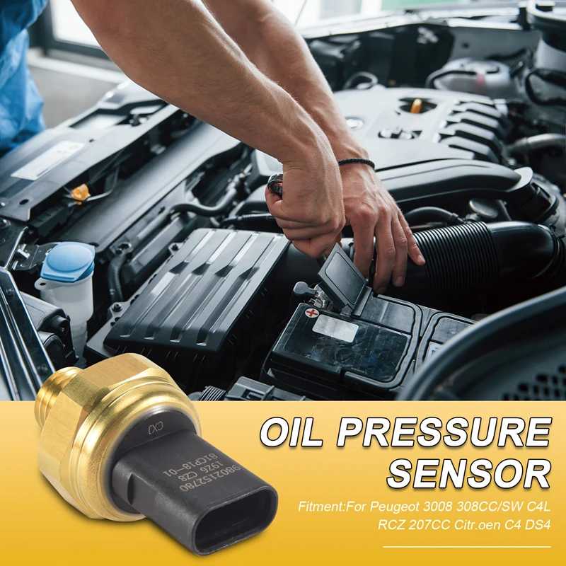 New Oil Pan Fuel Pressure Sensor Switch 9802152780 For 3008 308CC/SW C4L RCZ 207CC Citroen C4 DS4
New Oil Pan Fuel Pressure Sensor Switch 9802152780 For 3008 308CC/SW C4L RCZ 207CC Citroen C4 DS4