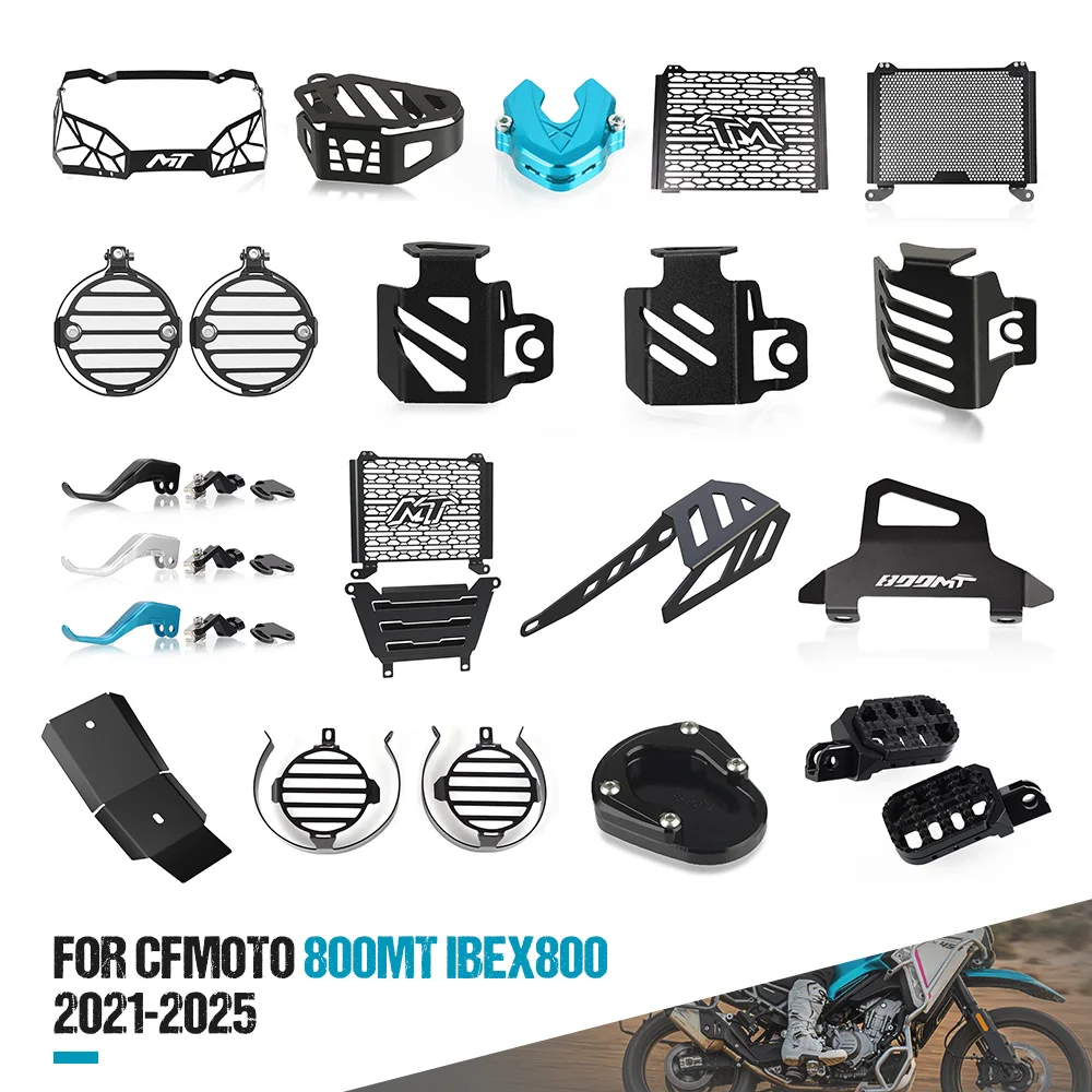 For CFMOTO 800MT 2024 2025 2026 Licence Plate Radiator Guard Engine Skid Plate Valve Control Fender Brake Fluid Reservoir Guard
For CFMOTO 800MT 2024 2025 2026 Licence Plate Radiator Guard Engine Skid Plate Valve Control Fender Brake Fluid Reservoir Guard