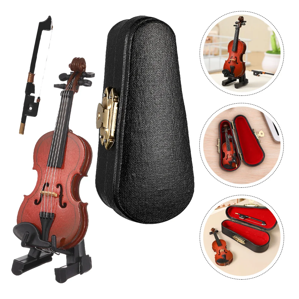 Violin Ornaments Musical Instrument Model Miniature Desktop Decor Decorative Realistic Small Adornment
Violin Ornaments Musical Instrument Model Miniature Desktop Decor Decorative Realistic Small Adornment