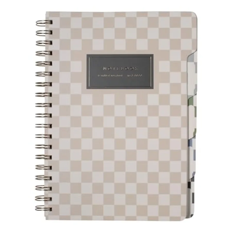 Studio Large Tab Notebook, "", Flexible Paperback Cover, 5 Subject/Die-Cut Dividers, 7.25" X 10", 180 Lined Pages, Multicolor 3
Studio Large Tab Notebook, "", Flexible Paperback Cover, 5 Subject/Die-Cut Dividers, 7.25" X 10", 180 Lined Pages, Multicolor 3