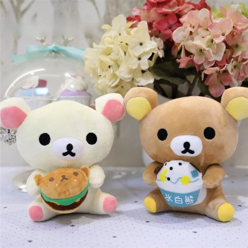 Hot 20cm Cute Rilakkuma Bear Hamburger Plushie New Style Doll Toys Anime Plush Decorations Lovely Bear Birthday Gift for Kids
Hot 20cm Cute Rilakkuma Bear Hamburger Plushie New Style Doll Toys Anime Plush Decorations Lovely Bear Birthday Gift for Kids