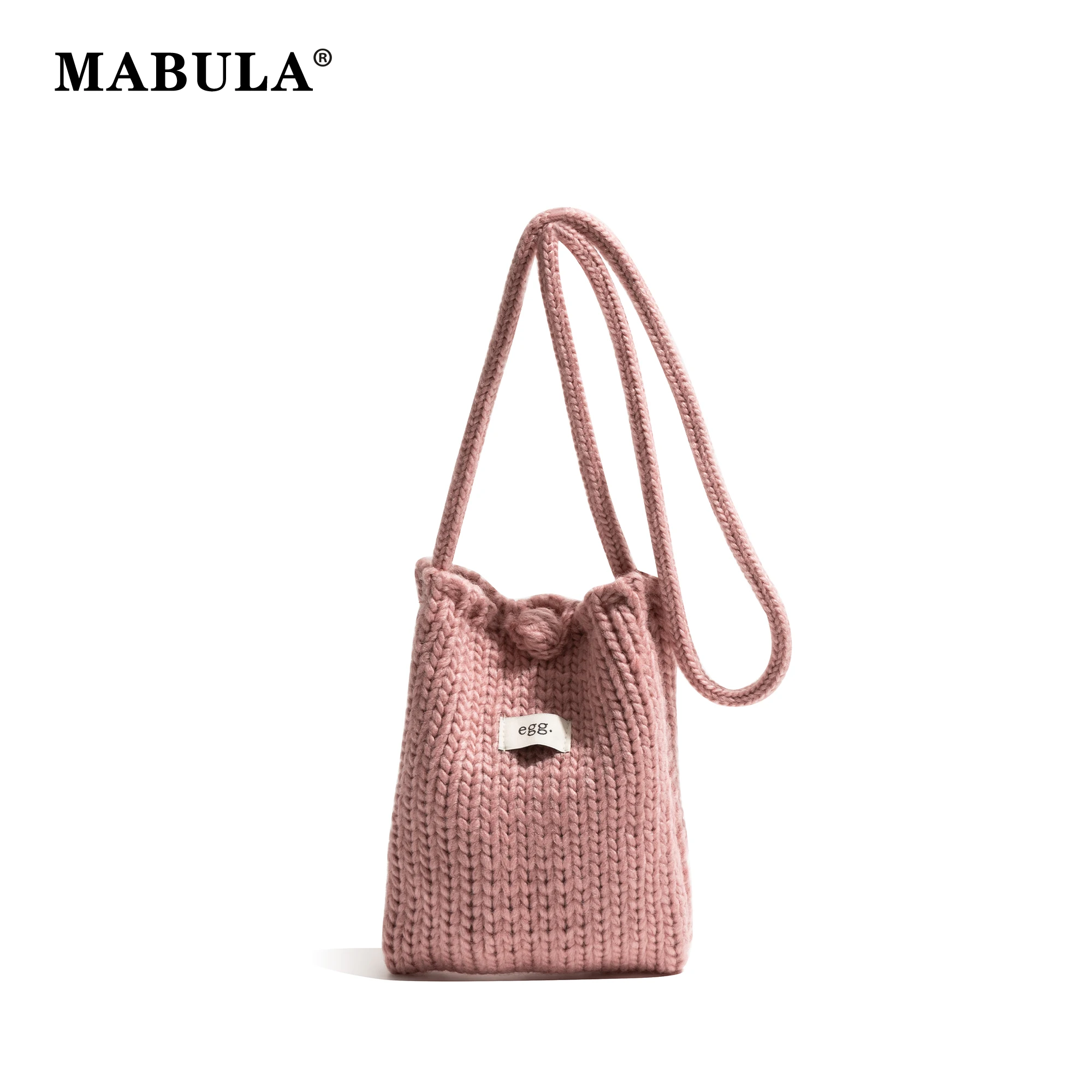 MABULA Knitted Wool Handbag Women Autumn and Winter Solid Woven Hand Collar Bag Small Cute Shoulder Mobile Phone Bag Coin Purse
MABULA Knitted Wool Handbag Women Autumn and Winter Solid Woven Hand Collar Bag Small Cute Shoulder Mobile Phone Bag Coin Purse