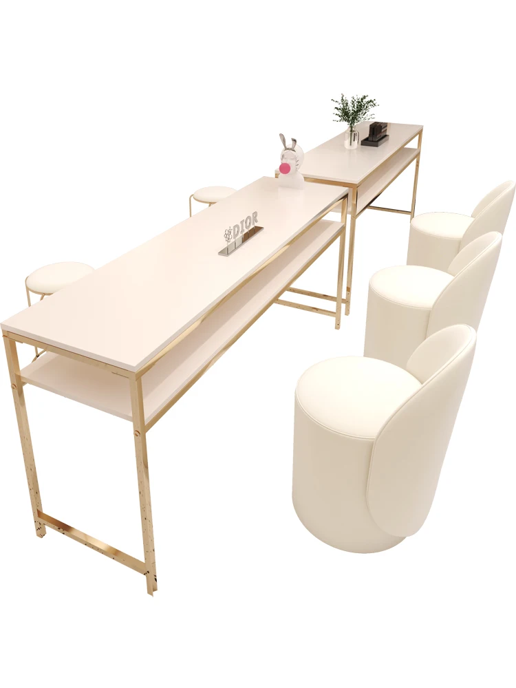 Table and chair set, minimalist and economical, Japanese style single and double manicure table
Table and chair set, minimalist and economical, Japanese style single and double manicure table