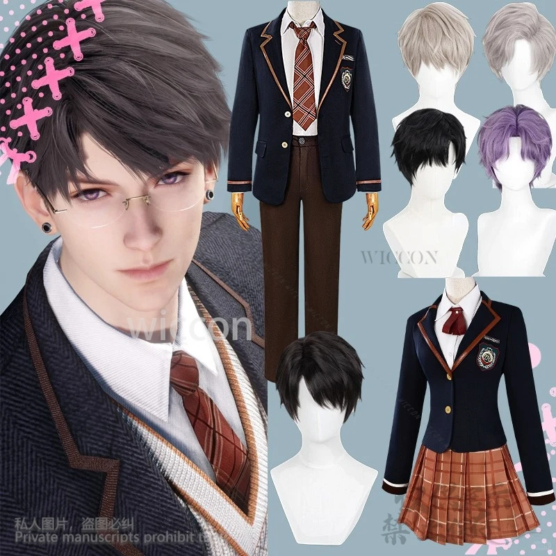 Anime Love And Deepspace Cosplay Xavier Sylus Rafayel Zayne School Uniform Pants Jirai Kei 5 Styles Wigs Customized@COS STORE##
Anime Love And Deepspace Cosplay Xavier Sylus Rafayel Zayne School Uniform Pants Jirai Kei 5 Styles Wigs Customized@COS STORE##