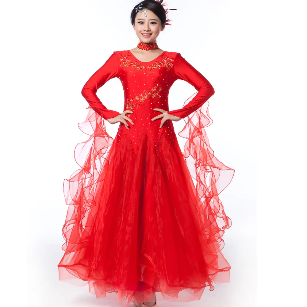 Ballroom Dress Ribbon Sports Dance Suit Bright Yellow Flamenco Skirt Rhinestone Dance Dresses Standard Woman Dance Purple V-neck
Ballroom Dress Ribbon Sports Dance Suit Bright Yellow Flamenco Skirt Rhinestone Dance Dresses Standard Woman Dance Purple V-neck