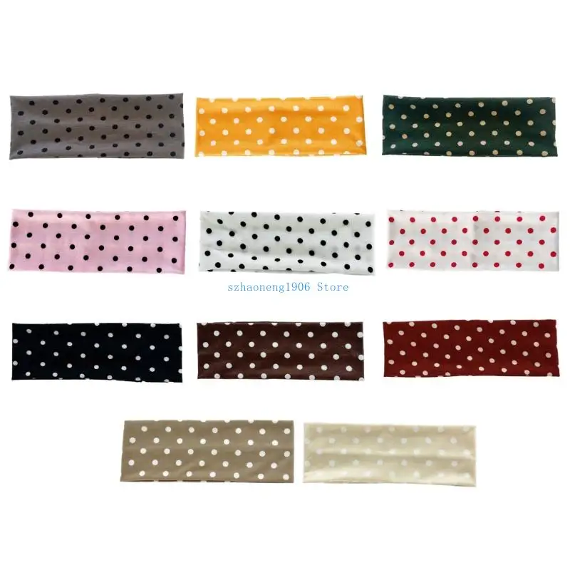 85LF Breathable Elastic Hairband For Yoga Running Gym Stretchy Fabric Headwear Stylish Head Wrap With Round Dots
85LF Breathable Elastic Hairband For Yoga Running Gym Stretchy Fabric Headwear Stylish Head Wrap With Round Dots