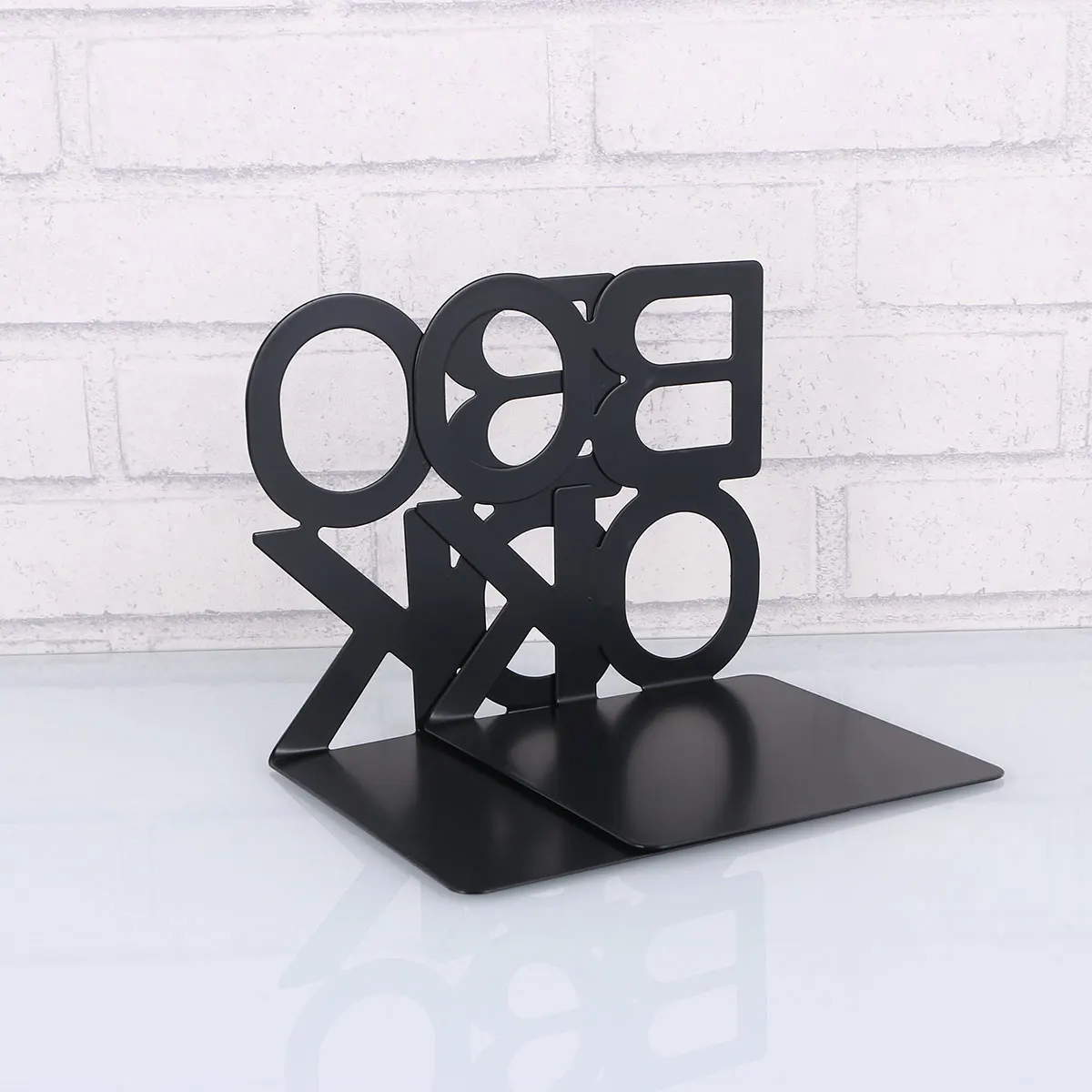 2pcs Metal Bookends Creative Modern Decorative Book Supports For Shelves Nonskid Bookend Organizer Magazines Files Holder 140Mm
2pcs Metal Bookends Creative Modern Decorative Book Supports For Shelves Nonskid Bookend Organizer Magazines Files Holder 140Mm