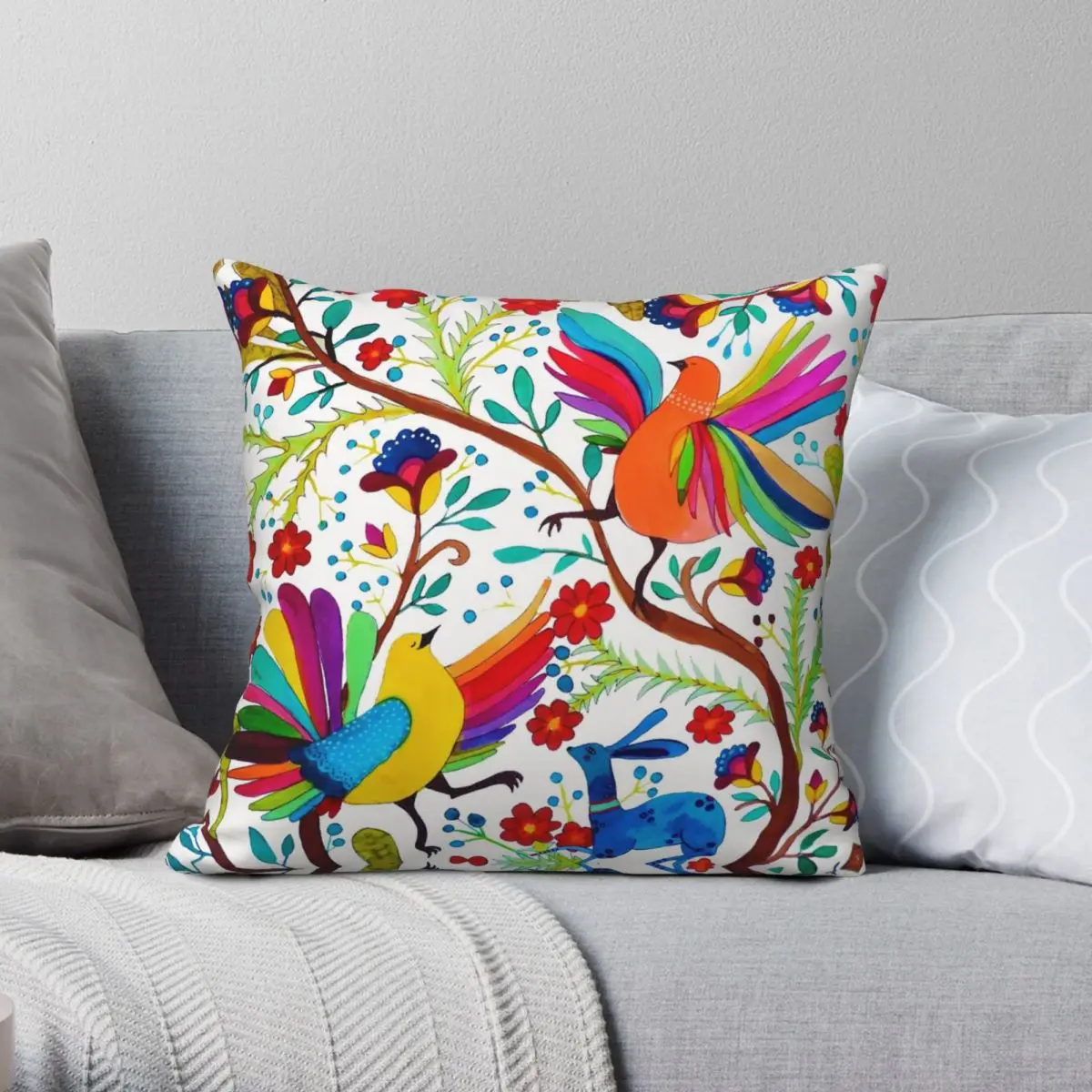 Mexican Traditional Bird Flower Square Pillowcase Polyester Linen Velvet Printed Zip Decorative Sofa Seater Cushion Cover
Mexican Traditional Bird Flower Square Pillowcase Polyester Linen Velvet Printed Zip Decorative Sofa Seater Cushion Cover