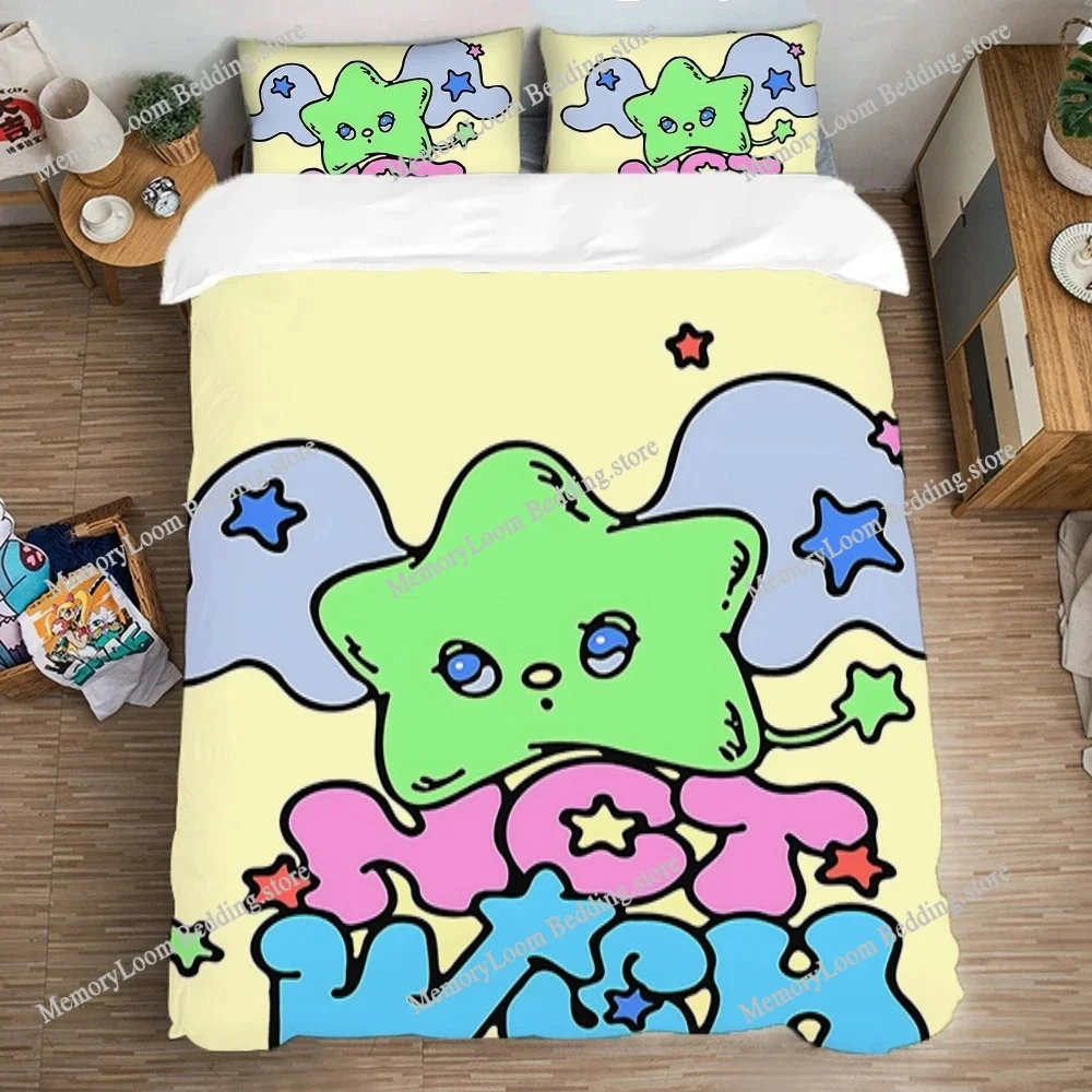 Bedding Set Double Size Pillowcase Duvet Cover Set Queen Bed Comforter Sets Art NCT Fashion Linen Quilt Home Textile Garden
Bedding Set Double Size Pillowcase Duvet Cover Set Queen Bed Comforter Sets Art NCT Fashion Linen Quilt Home Textile Garden