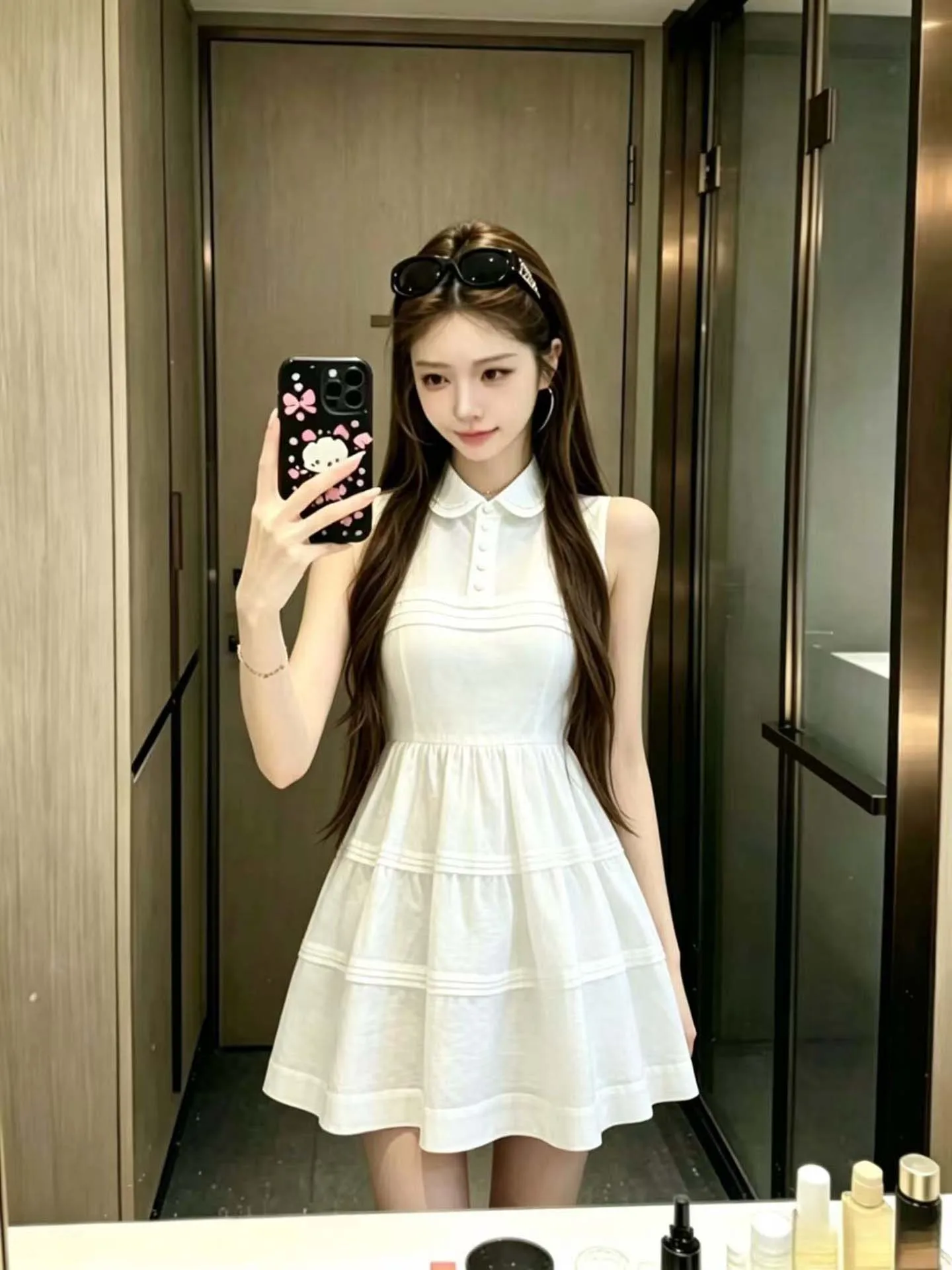 Retro Embroidered Collar Sleeveless Dress Women's High Waist Slimming Doll Dress Casual Style Summer New Arrival
Retro Embroidered Collar Sleeveless Dress Women's High Waist Slimming Doll Dress Casual Style Summer New Arrival