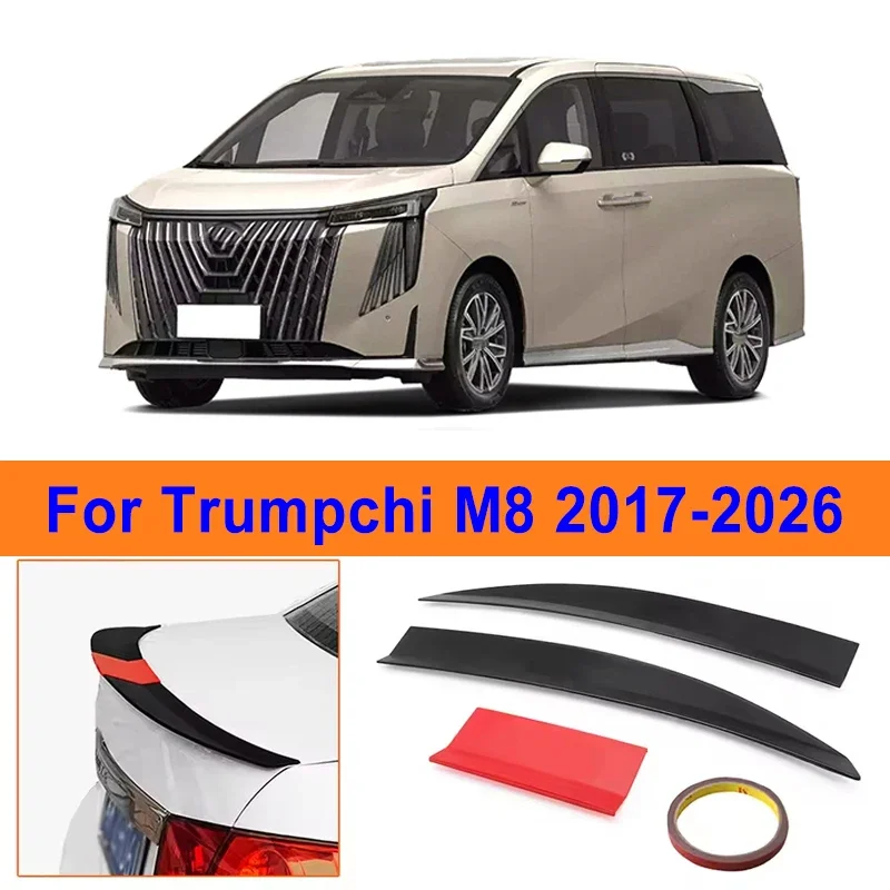 For Trumpchi M8 2017-2026 3-Section ABS Rear Trunk Spoiler 115-125cm Adjustable Sports Decor Top Wing Car Exterior Parts
For Trumpchi M8 2017-2026 3-Section ABS Rear Trunk Spoiler 115-125cm Adjustable Sports Decor Top Wing Car Exterior Parts