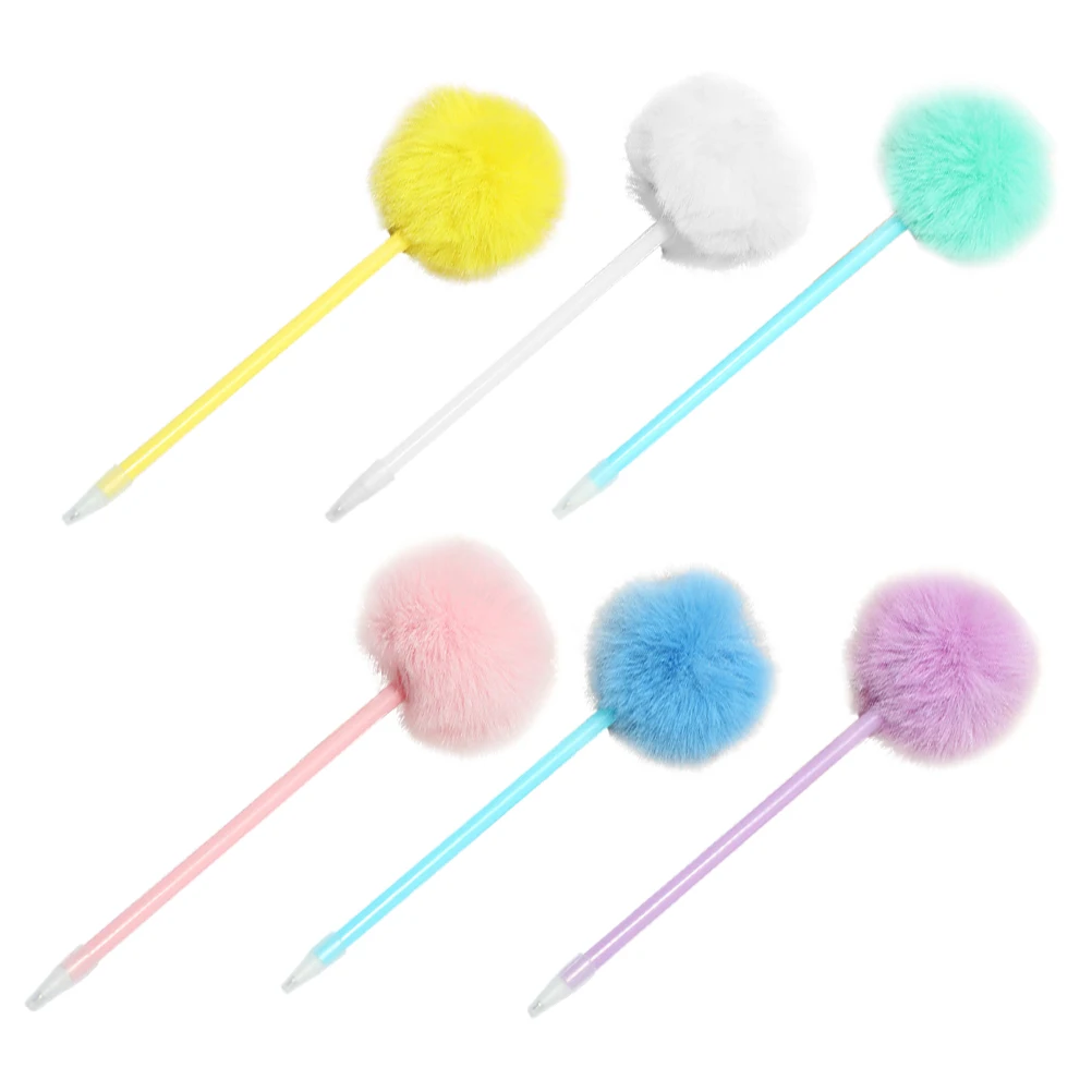 6 pcs Cute Ballpoint Pens Adorable Kawaii Writing Pens Vibrant Colors Portable Stationery Set For Decorative Pompom
6 pcs Cute Ballpoint Pens Adorable Kawaii Writing Pens Vibrant Colors Portable Stationery Set For Decorative Pompom