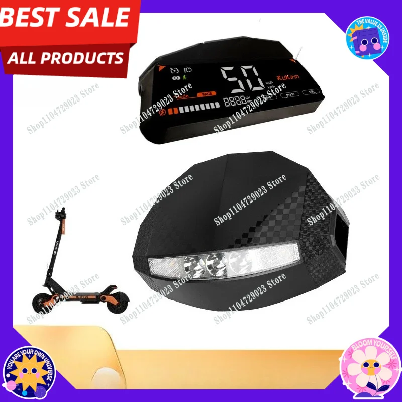 Suitable for G3 electric scooter instrument display components, with LED headlight components
Suitable for G3 electric scooter instrument display components, with LED headlight components
