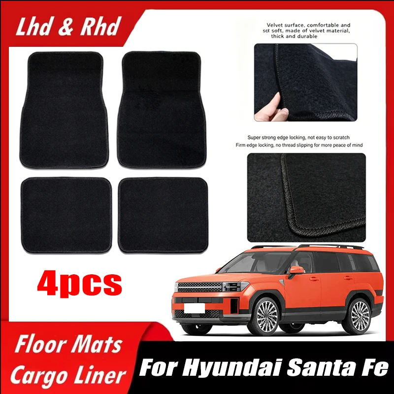 Car Floor Mats All-Weather Easy To Clean Durable Anti-Slip Interior Protection Floor Liners For Hyundai Santa Fe Accessories
Car Floor Mats All-Weather Easy To Clean Durable Anti-Slip Interior Protection Floor Liners For Hyundai Santa Fe Accessories