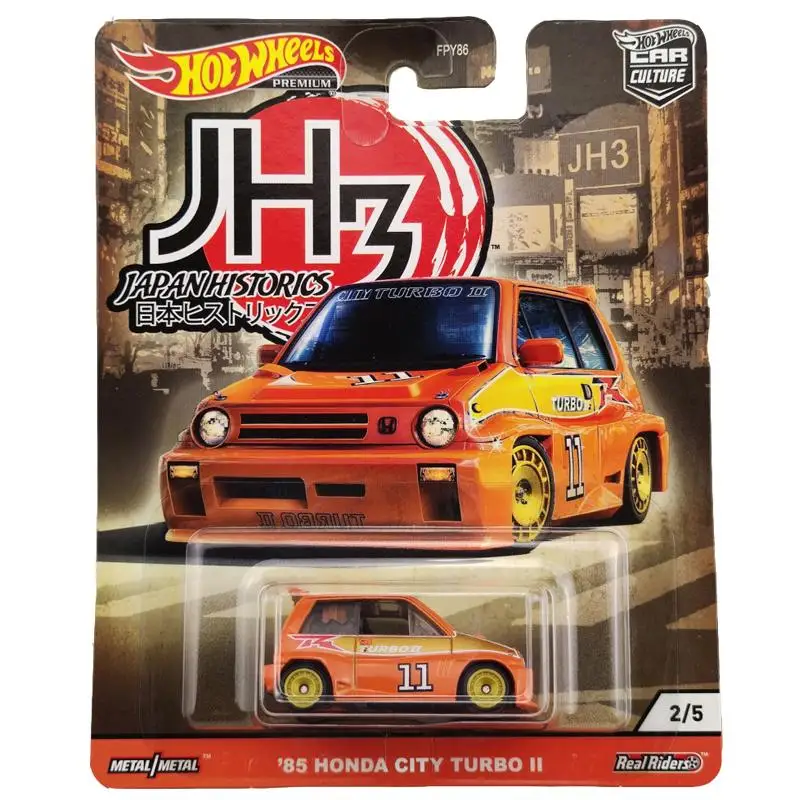 Hot Wheels 1/64 Car Culture Japan Historics 85 HONDA CITY TURBO Collector Edition Real Riders Metal Diecast Model Car FPY86
Hot Wheels 1/64 Car Culture Japan Historics 85 HONDA CITY TURBO Collector Edition Real Riders Metal Diecast Model Car FPY86