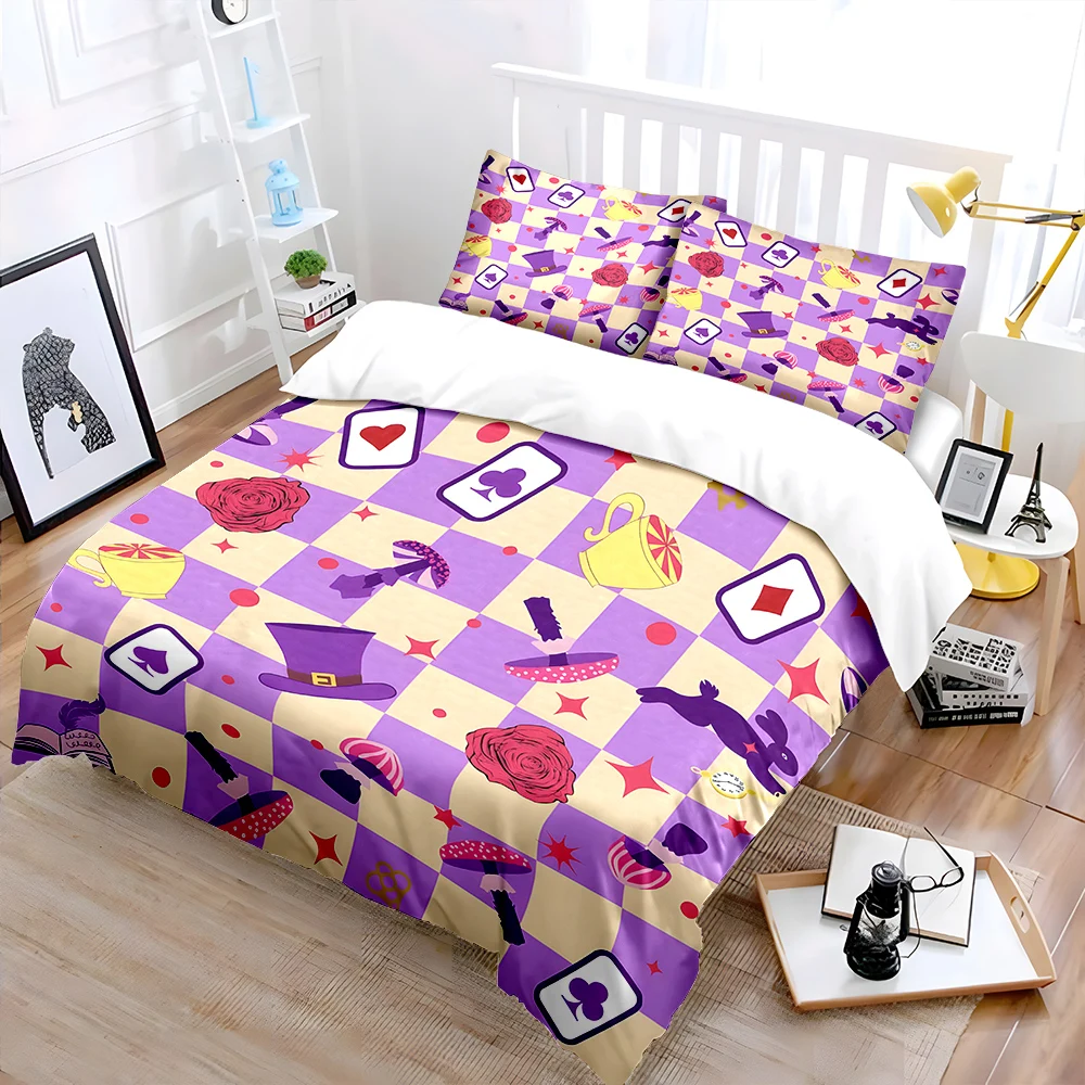 Magician's Hat Rabbit Card Element Print Bedding Set 1 Duvet Cover 2 Pillowcases for Adult and Children Luxury Gift Full Size
Magician's Hat Rabbit Card Element Print Bedding Set 1 Duvet Cover 2 Pillowcases for Adult and Children Luxury Gift Full Size
