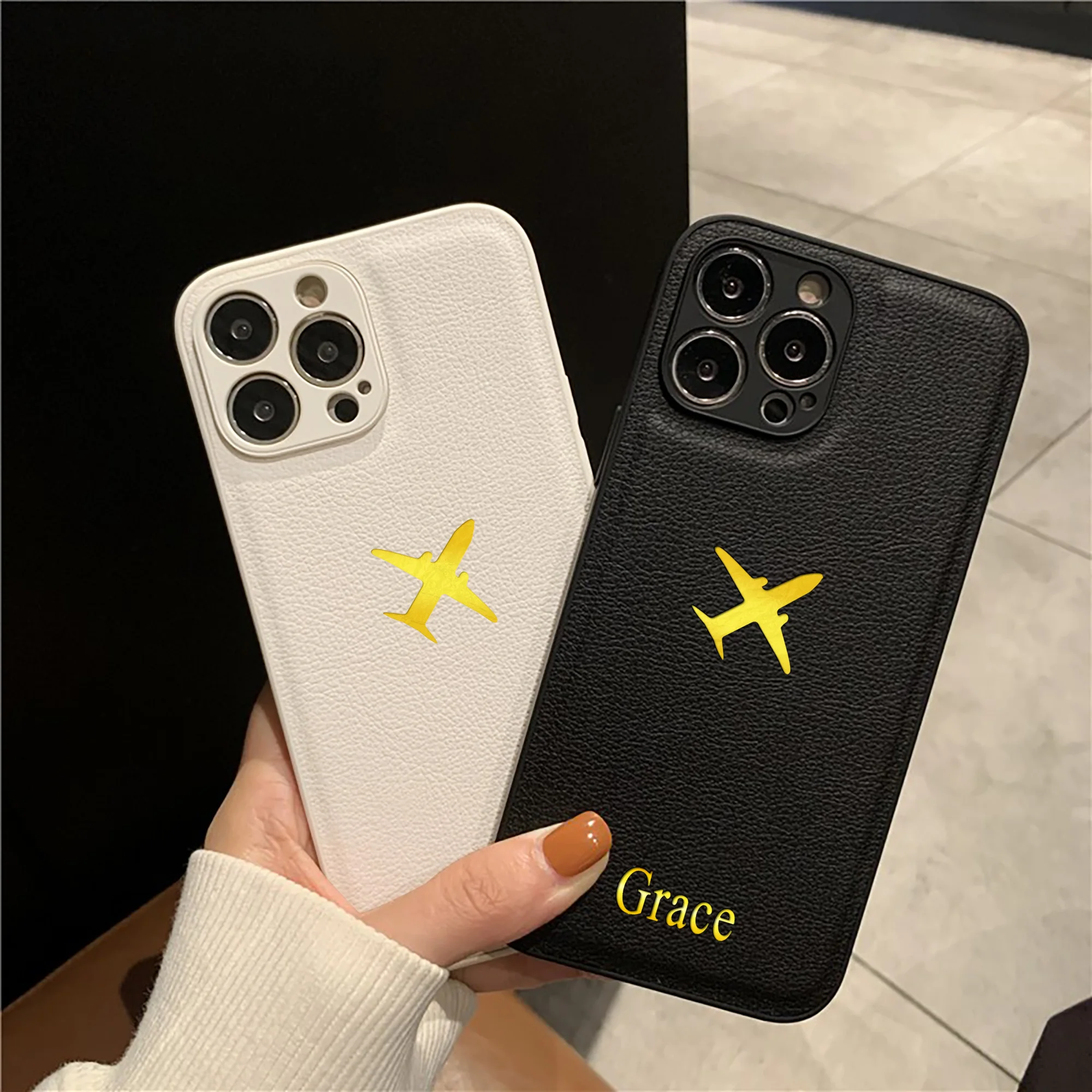 Simple Personalized Airplane Custom Name Case For iPhone 17 16 15 14 13 12 11 Pro Max Plus Air 3D Hot Foil Engraved Gift Cvoer
Simple Personalized Airplane Custom Name Case For iPhone 17 16 15 14 13 12 11 Pro Max Plus Air 3D Hot Foil Engraved Gift Cvoer
