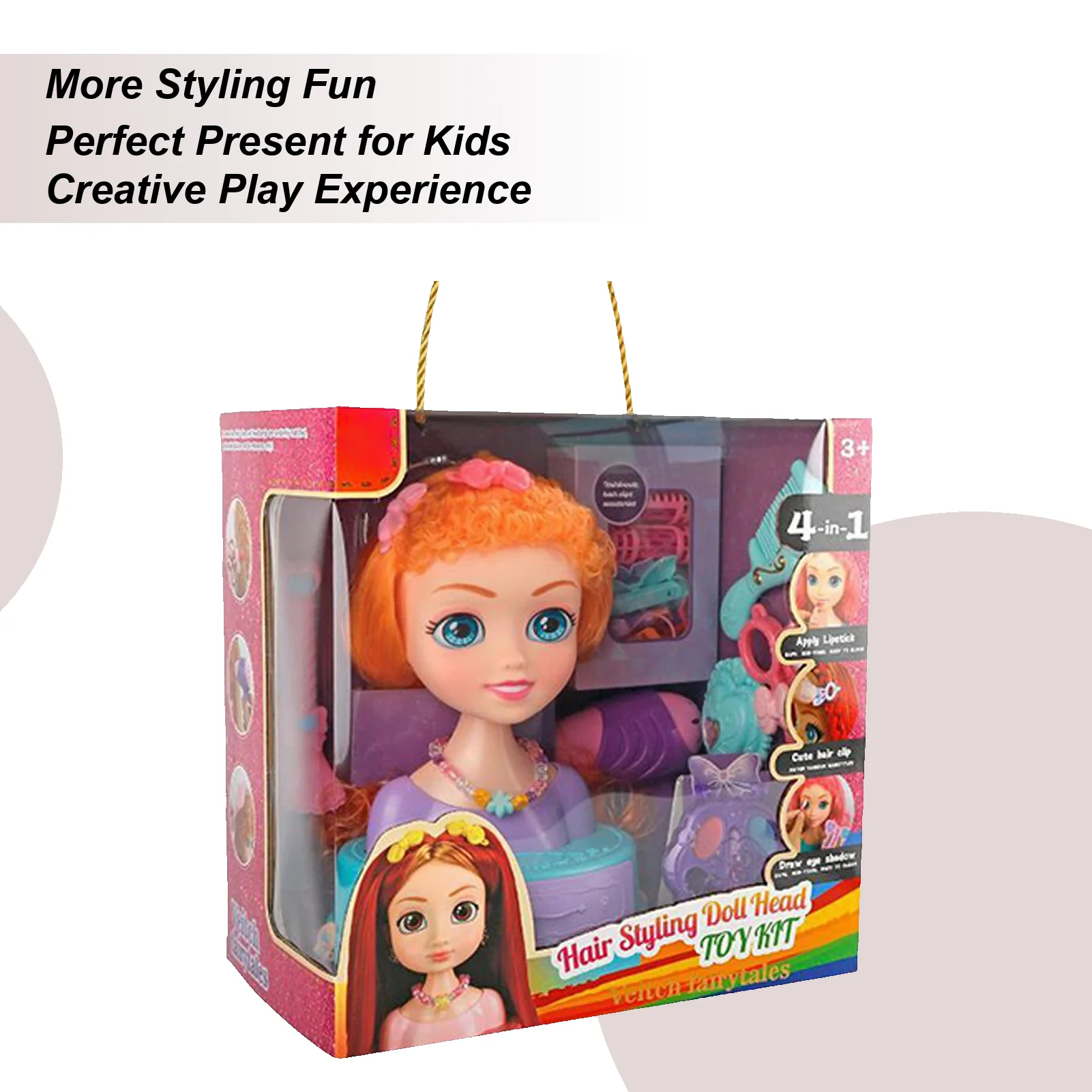 Children's dolls Toys Hair Salon Beauty mannequin head Pretend Play Toys DIY Braiding Exercises 3-8 year old girls toys Birthday
Children's dolls Toys Hair Salon Beauty mannequin head Pretend Play Toys DIY Braiding Exercises 3-8 year old girls toys Birthday