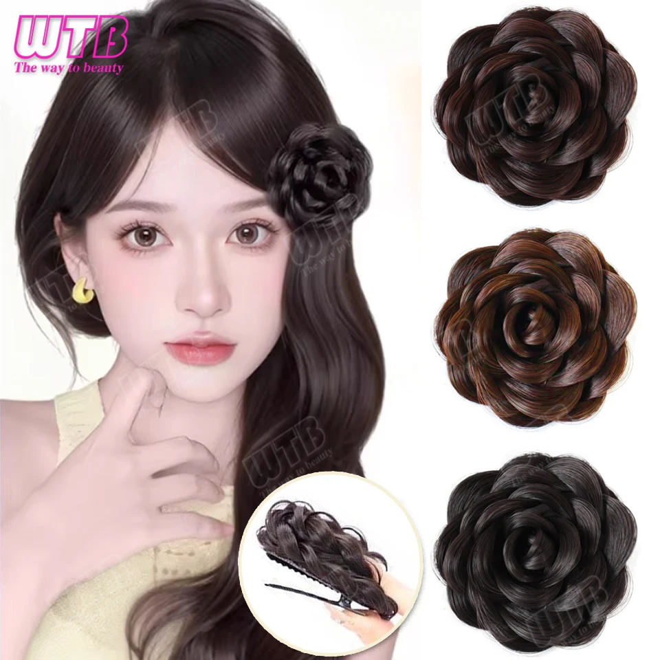 Синтетический парик-пучок с заколкой-«утиным клювом», подходит для начинающих женщин и девушек, для повседневного ношения и праздников
Синтетический парик-пучок с заколкой-«утиным клювом», подходит для начинающих женщин и девушек, для повседневного ношения и праздников