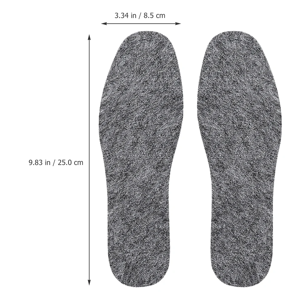 6Pairs Warm Insoles Wool Thickened Winter Shoe Parts Non Slip Breathable Unisex Boot Inserts Comfortable Shoe Cushions
6Pairs Warm Insoles Wool Thickened Winter Shoe Parts Non Slip Breathable Unisex Boot Inserts Comfortable Shoe Cushions