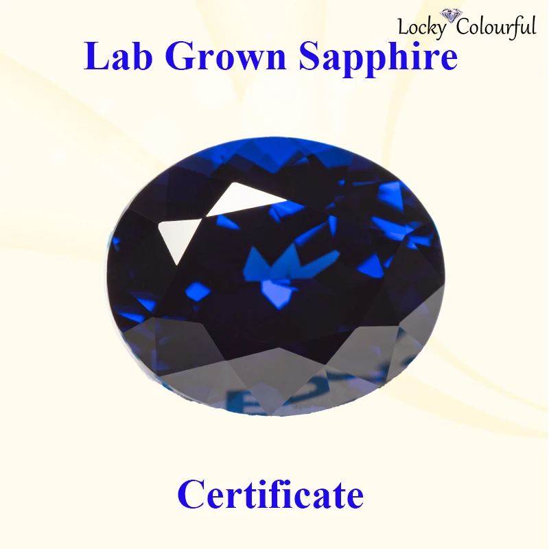 Lab Grown Sapphire Royal Blue Color Oval Shape Charm Beads Top Quality for Diy Jewelry Making Rings Selectable AGL Certificate
Lab Grown Sapphire Royal Blue Color Oval Shape Charm Beads Top Quality for Diy Jewelry Making Rings Selectable AGL Certificate