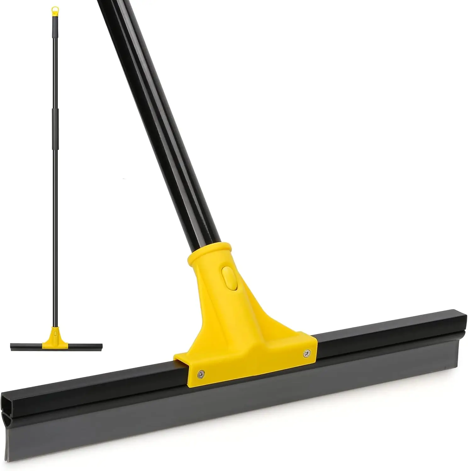 18 Inch Heavy Duty Rubber Floor Squeegee with 60 Inch Long Handle for Bathroom Tile Garage Concrete Deck Shower Glass
18 Inch Heavy Duty Rubber Floor Squeegee with 60 Inch Long Handle for Bathroom Tile Garage Concrete Deck Shower Glass