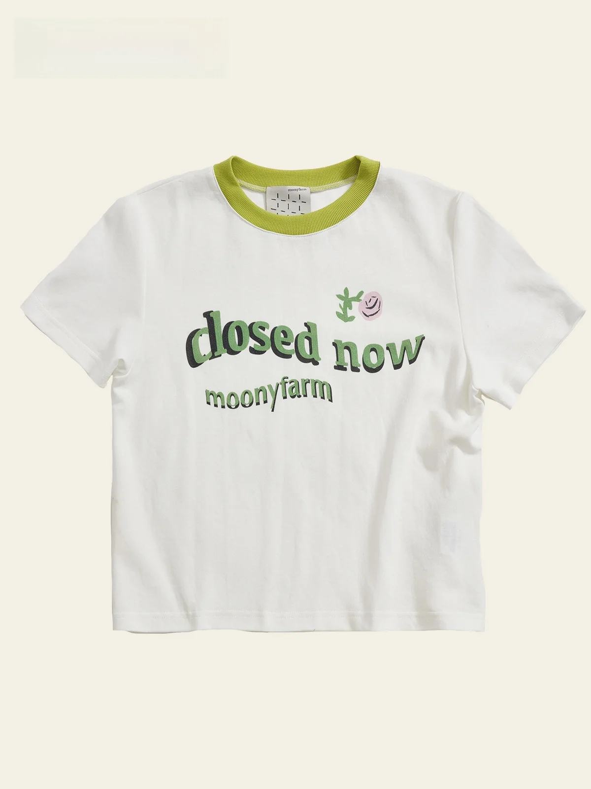 Moonyfarm Summer Vintage English Text Pattern Printed Cotton Linen Mosaic Collar Shoulder Length Women's T-shirt Cute Style
Moonyfarm Summer Vintage English Text Pattern Printed Cotton Linen Mosaic Collar Shoulder Length Women's T-shirt Cute Style