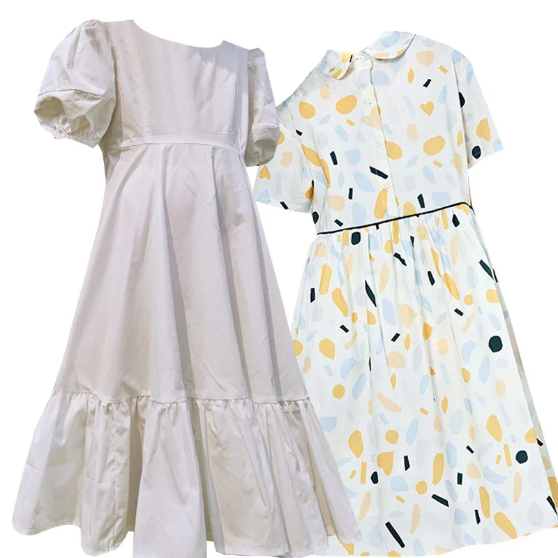 Dresses For Little Girls Yellow White Print Big Girl Cotton Dresses Summer New 2025 Short Sleeve Teens Child Clothing
Dresses For Little Girls Yellow White Print Big Girl Cotton Dresses Summer New 2025 Short Sleeve Teens Child Clothing