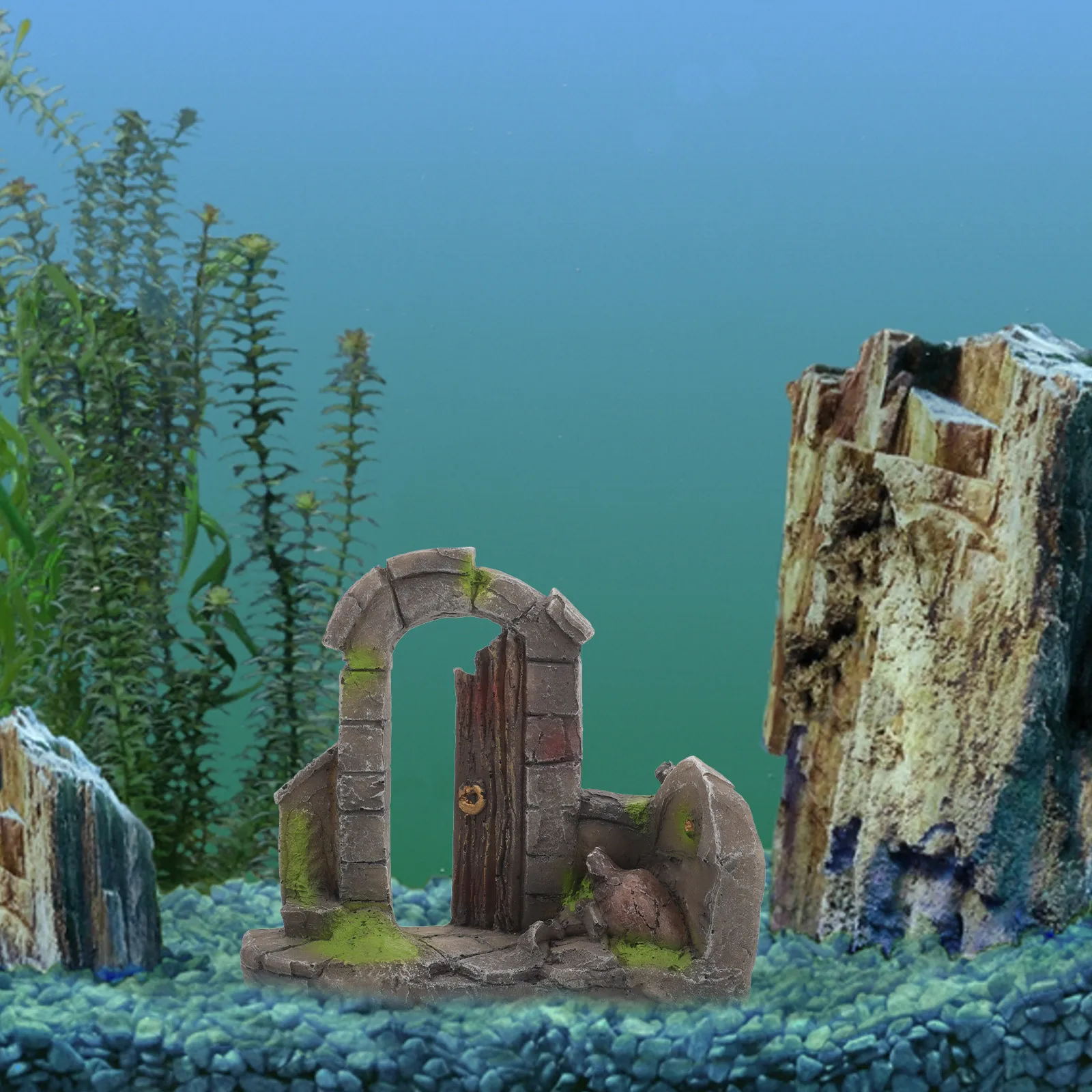 Retro Bottle Stone Column Door Fish Tank Resin Craft Ornament Aquarium Landscape Decoration Underwater Building Home Decor
Retro Bottle Stone Column Door Fish Tank Resin Craft Ornament Aquarium Landscape Decoration Underwater Building Home Decor