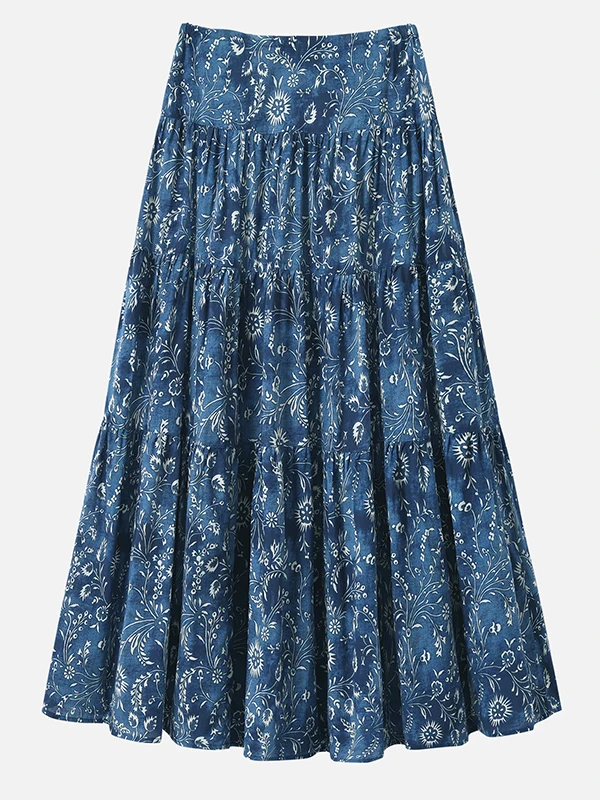 Summer Artistic Printed Half Skirt Women's plus Size Patchwork Skirt Commute Style Casual And Pear Shaped Body Fit
Summer Artistic Printed Half Skirt Women's plus Size Patchwork Skirt Commute Style Casual And Pear Shaped Body Fit