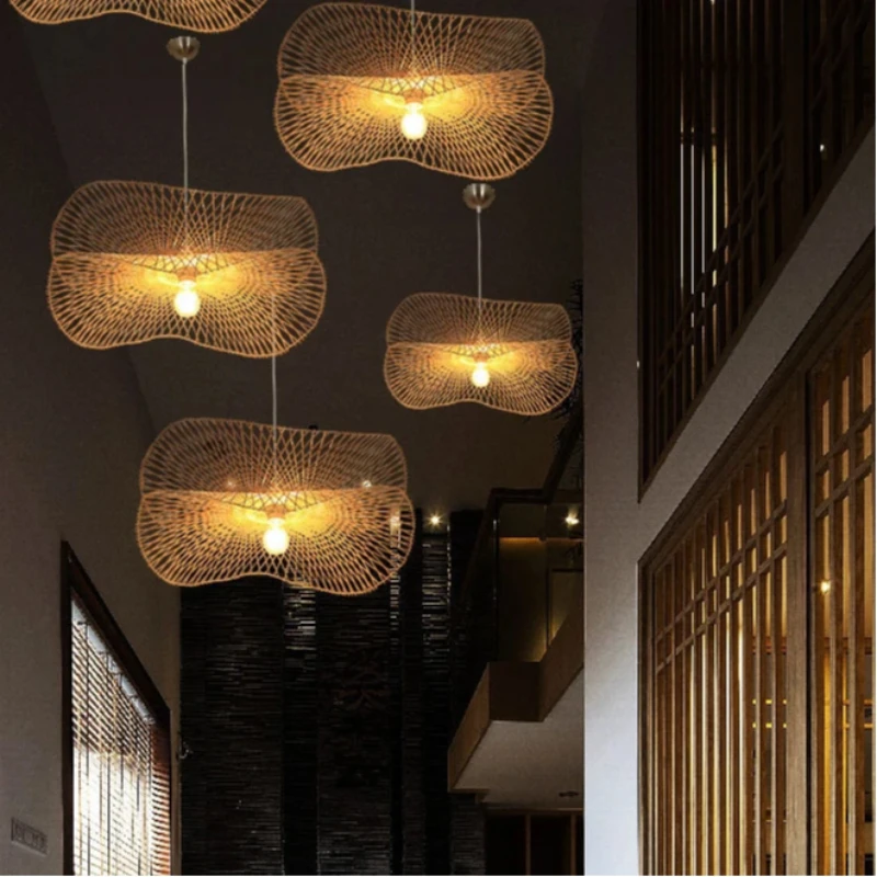 Bamboo Pendant Light Fixture Height Adjustable Handmade Woven Pendant Lamp 45/55CM for Kitchen Island Farmhouse Dining Room
Bamboo Pendant Light Fixture Height Adjustable Handmade Woven Pendant Lamp 45/55CM for Kitchen Island Farmhouse Dining Room