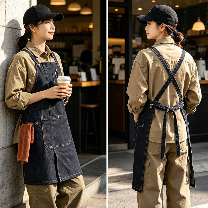 Cowboy Apron Barista Milk Tea Shop Restaurant Hairdressing and Floral Artist Fashion Workwear Barber Chef Workwear Apron
Cowboy Apron Barista Milk Tea Shop Restaurant Hairdressing and Floral Artist Fashion Workwear Barber Chef Workwear Apron