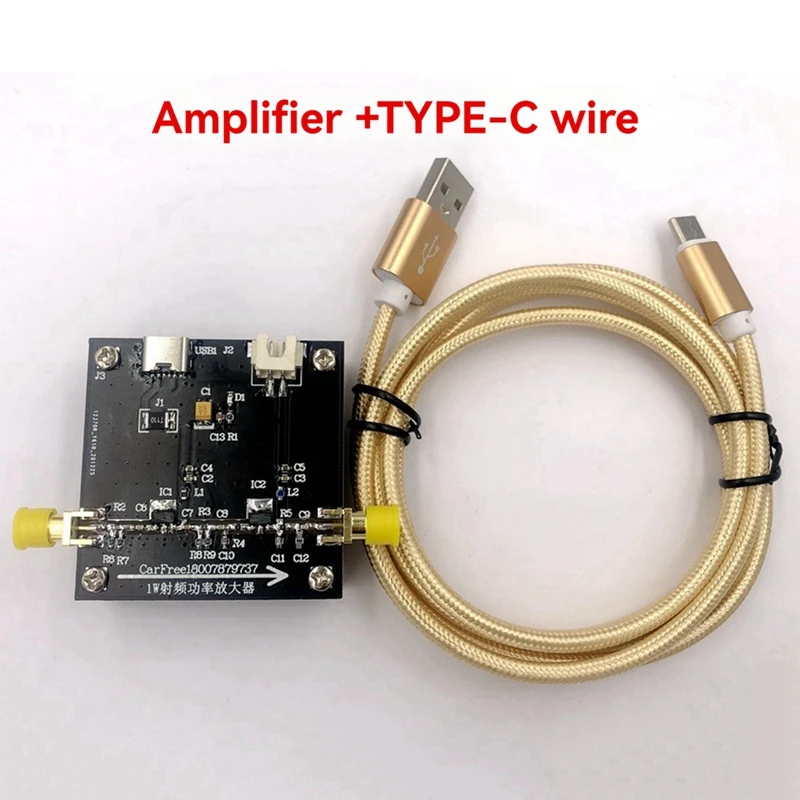 1.55Ghz 1W 30DB GPS Amplifier RF Amplifier RF Power Amplifier Gain 30Db For Ham Radio Walkie Talkie Short Wave
1.55Ghz 1W 30DB GPS Amplifier RF Amplifier RF Power Amplifier Gain 30Db For Ham Radio Walkie Talkie Short Wave