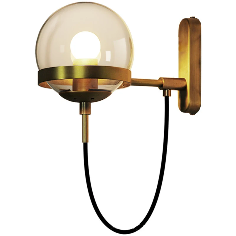 Glass Wall Lamp Modern globe wall light Metal Wall sconce Iron wall lighting glass shade bronze black color mode
Glass Wall Lamp Modern globe wall light Metal Wall sconce Iron wall lighting glass shade bronze black color mode