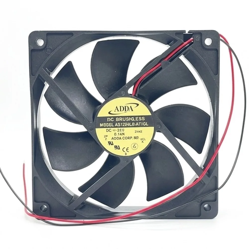 For ADDA AD1224LB-A71GL DC24V 0.14A 12CM 2-wire Cabinet Mute Inverter Cooling Fan
For ADDA AD1224LB-A71GL DC24V 0.14A 12CM 2-wire Cabinet Mute Inverter Cooling Fan