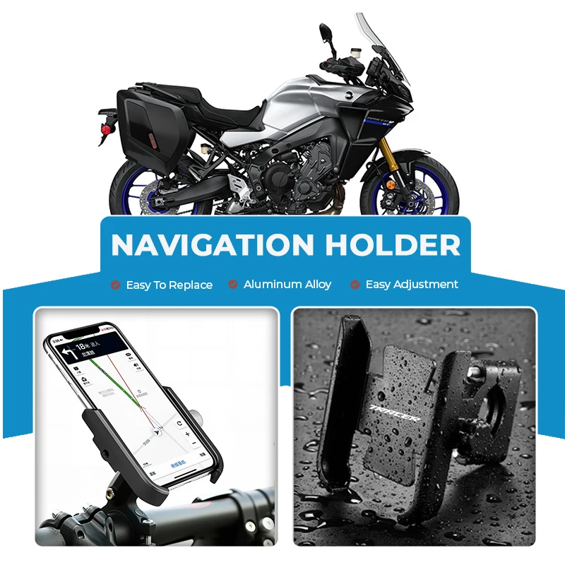 Alloy Motorcycle Cell Phone Support Bracket Mirror Mount Navigation Stand For Tracer 9 Tracer 9GT TRACER9 Tracer 900 GT
Alloy Motorcycle Cell Phone Support Bracket Mirror Mount Navigation Stand For Tracer 9 Tracer 9GT TRACER9 Tracer 900 GT