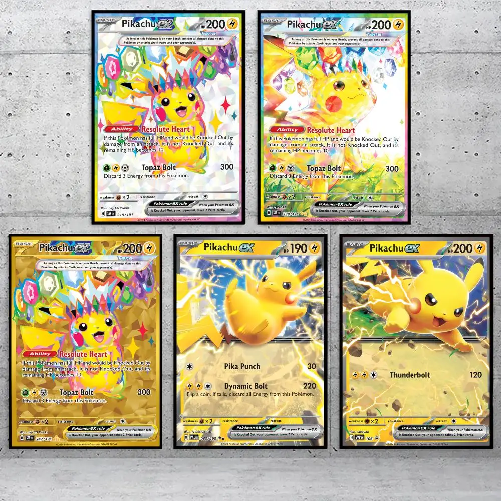 Pikachu Rare Card Pattern Poster Home Living Bed Room Bar Hallway Sticky Wall Art Printing Waterproof Aesthetic Decor
Pikachu Rare Card Pattern Poster Home Living Bed Room Bar Hallway Sticky Wall Art Printing Waterproof Aesthetic Decor